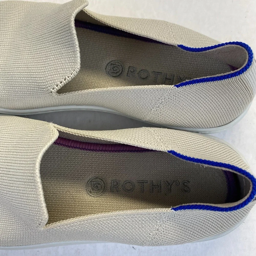 Rothy's‎ The Original Slip On Women's Sneakers, Size 7.5, Low Top, Flat,Tan